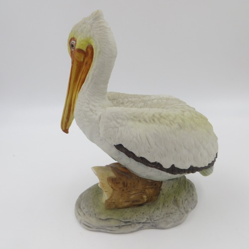 Lefton White Pelican 6" Figurine KW910 Hand Painted Porcelain Bisque China 1979 - Picture 3 of 9