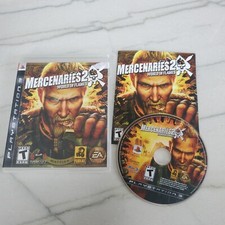 Mercenaries 2: World in Flames PS3 (Sony PlayStation 3 2008) Complete CIB Tested