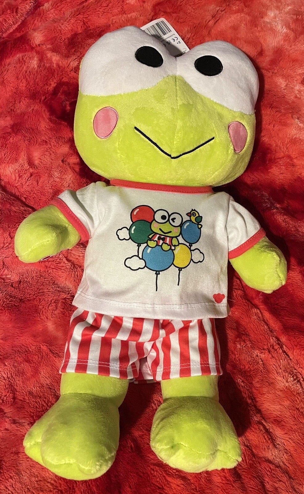nwt-keroppi-build-a-bear-sanrio-frog-plush-17-hello-kitty-2023-2024-in