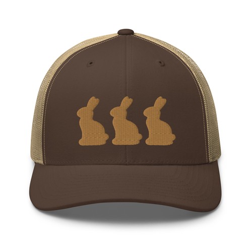 Sombrero de camionero de conejo de Pascua de chocolate para hombre y mujer - Imagen 16 de 27