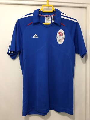 ADIDAS TEAM GB OLYMPIC J.O Fußball Poloshirt Gr. S