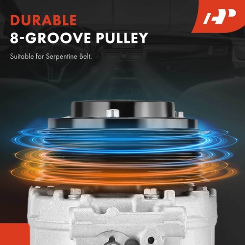 A/C Compressor with Clutch for Mercedes-Benz W203 C32 AMG 2002-2004 0002307811 - Foto 4 di 10