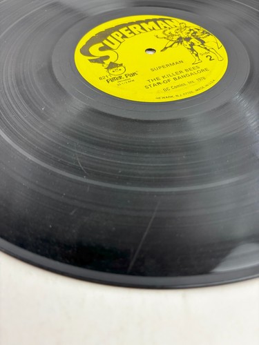 Superman 12" Vinyl LP Record 33 1/3 RPM Peter Pan 8211 (1978) DC Comics Krypton - Picture 6 of 6