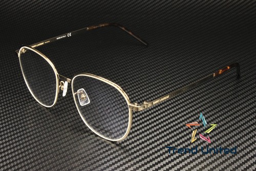 SAINT LAURENT SL 448_F SLIM 003 Round Gold Light Demo Lens 52 Unisex Eyeglasses