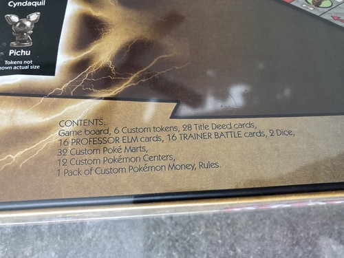 New SEALED Hasbro Monopoly POKEMON JOHTO EDITION Gotta Catch Them All Board Game - Picture 13 of 14