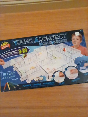 Young Architect House Designer 3D scientific explorer NEW