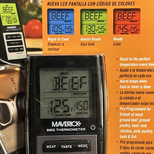 NEW Maverick BBQ Grill Roast Oven Digital Roasting 3 Thermometer & Timer HD8 - Picture 2 of 10