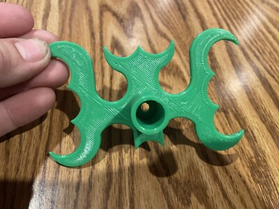 NEW Bridge Head Billiard / Pool Cue Accessory - Mat.  ABS Green Made & Ships USA