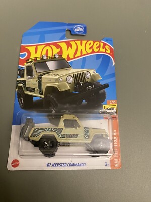 Hot Wheels  67 Jeepster Commando Green. HW Hot Trucks 2/10. 94/250