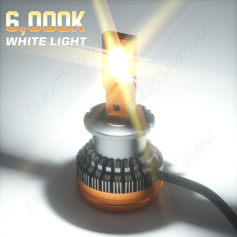 D2S D2R HID to LED Conversion Headlight Bulb Plug & Play 6000K Kit 180W