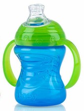 Nuby Step-1 Sippy Cup With Handle No Spill 8oz BPA Free 4+Month Baby Infant NEW