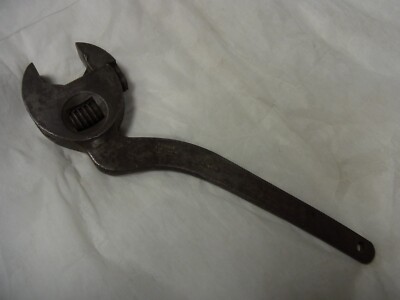 Vintage Presto ''starke Backe'' gebogen verstellbarer Schraubenschlüssel Reg No 52354, 12 Zoll/30 cm