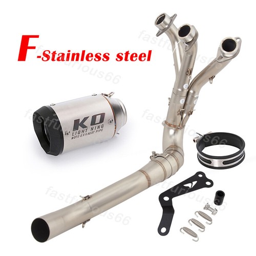 51mm For Yamaha MT09 20-23 XSR900 22-23 Exhaust Muffler Header Pipe Carbon Tips - Picture 11 of 12