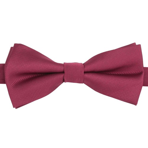 Corbata para hombre de sarga lisa formal informal ajustable preatada de DQT - Imagen 18 de 181