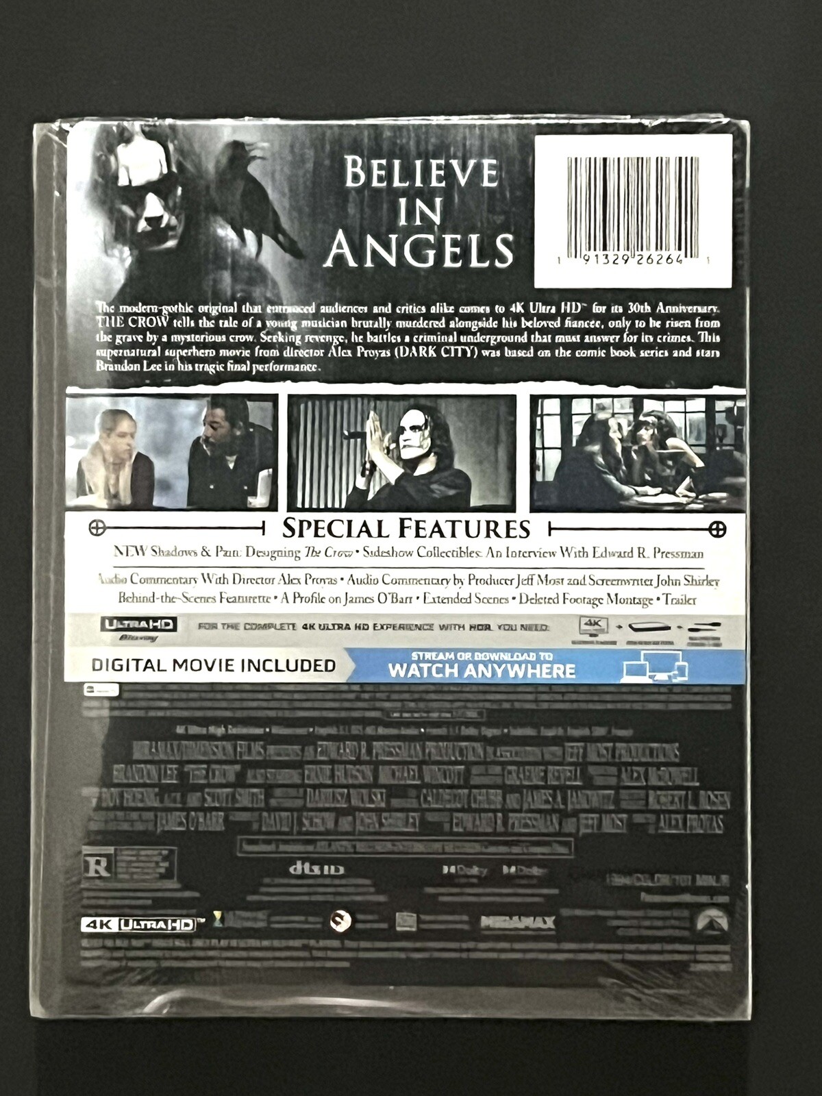 The Crow 30th Anniversary 4K Ultra HD + Digital Steelbook Walmart Exclusive!🔥 eBay