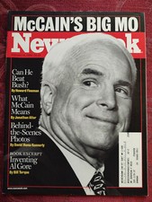 NEWSWEEK February 14 2000 John McCain Kevin Garnett Carlos Santana 