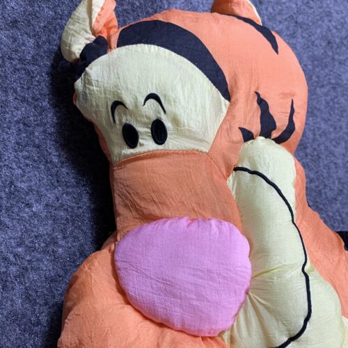 Vintage Tigger Pillow Play by Play Disney Winnie The Pooh Large 24” Puffy Plush - Picture 8 of 12