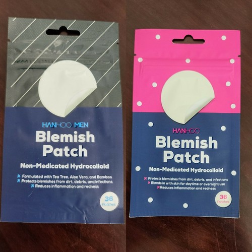 Blemish Patch by HanHoo-36 patches-Men-Women-Non-medicated Hydrocolloid - Picture 1 of 9