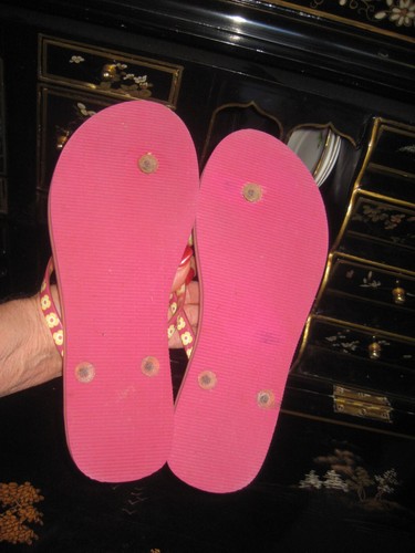 Vera Bradley DAMENGRÖSSE M PINK MULTI PAISLEY BLUMEN FLIP FLOPS Größe 7/8 - Bild 8 von 11