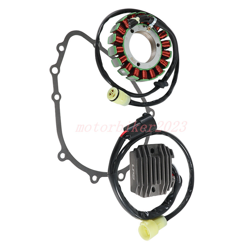 2005-2008 Kawasaki ZX600 ZZR600 Stator Rectifier & Gasket