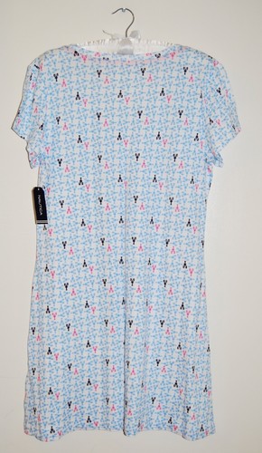 NWT Nautica Women's Blue Lobster Print V-Neck SS Nightshirt sz S - Picture 5 of 8