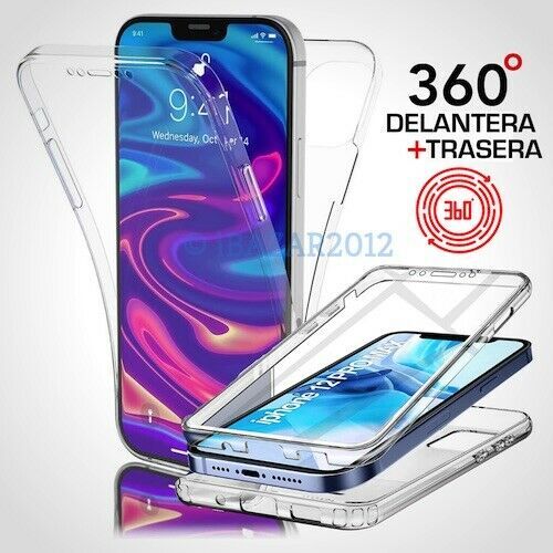 NEW 360° DUAL BACK + FRONT CASE COVER FOR APPLE iPHONE 14 PRO PLUS PRO MAX - Picture 1 of 2