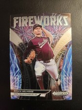 BROCK SELVIDGE  2021 PANINI PRIZM  F-BS FIREWORKS  DRAFT PICKS  YANKEES