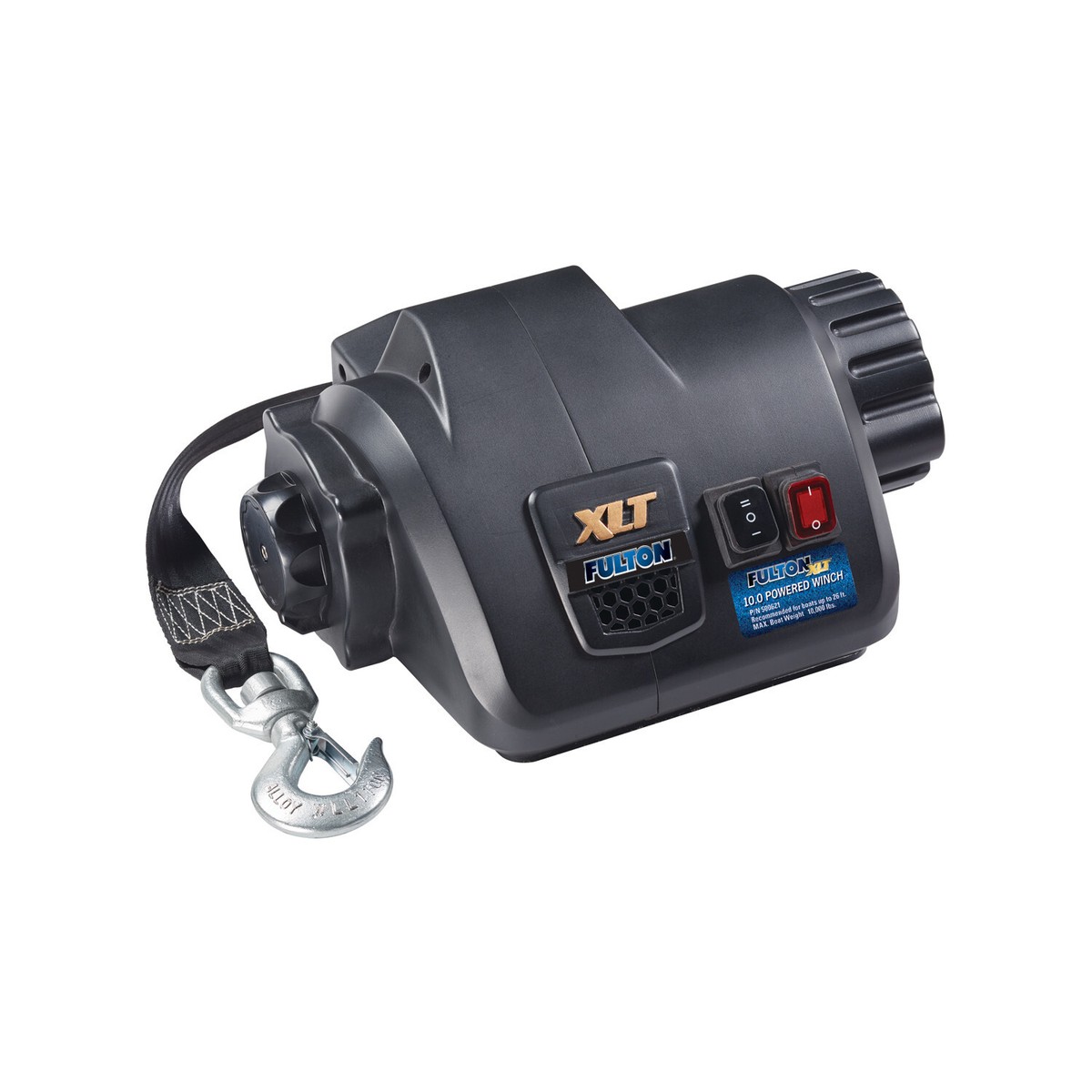 新品　フルトン　ウィンチ　XLT Fulton Electric XLT Trailer Winch 10K + Tact. Black Jack