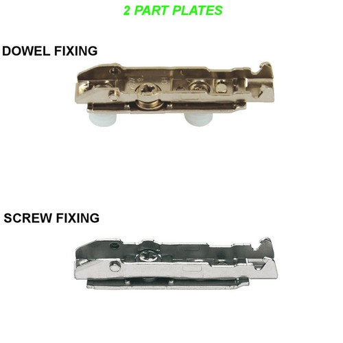 1 x placas de fijación de montaje de bisagra de hierba Tiomos, cuña, toalla, tornillo euro, tornillo - Imagen 9 de 12