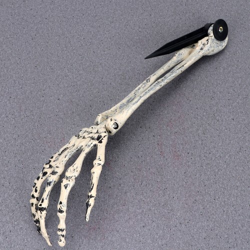2 Pcs Realistic Skeleton Hands Life Size Arm Ghost Horror Party Decor - Picture 9 of 12