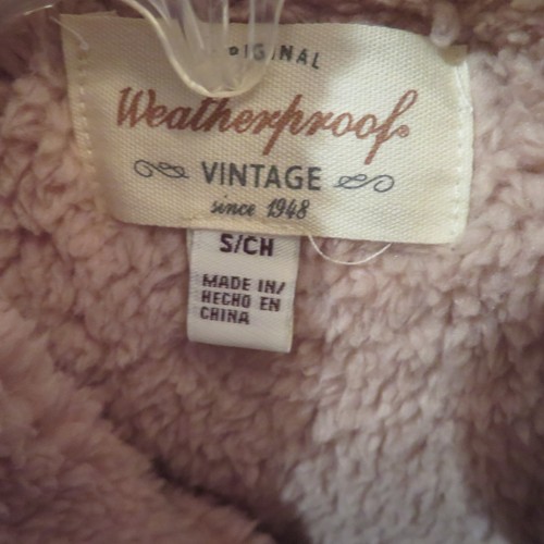NEW Weatherproof Vintage Rose Fuzzy Sherpa Zip Front Hoodie Vest Women’s Sz S - Picture 13 of 15
