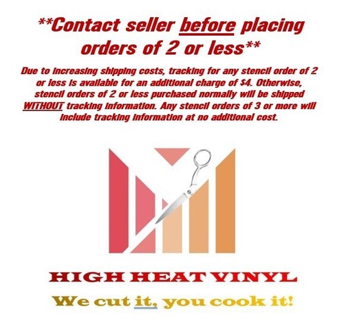 High Heat Duracoat Vinyl Firearm Stencil 10" x 12" - Zebra stripe style - Picture 4 of 4