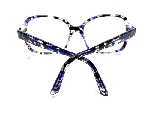 Bebe Black Blue Clear Brown Square Glasses BB7195 500 Plum Floral 54 17 135 - Picture 5 of 7