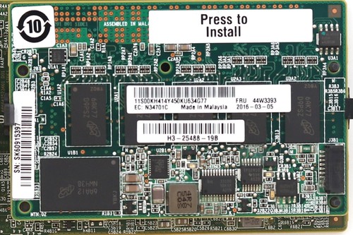 IBM ServeRAID M5210 PCIe x8 SAS/SATA Raid Controller W/SSD FRU P/N: 46C9111 - Picture 4 of 5