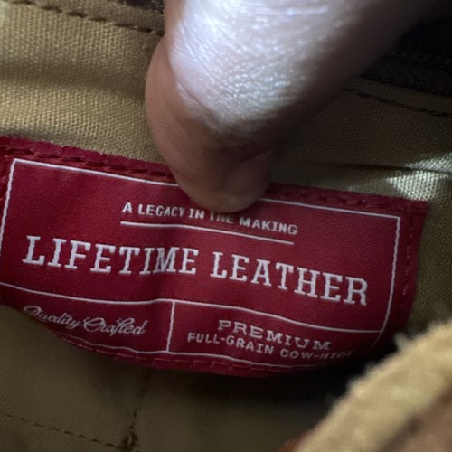 Lifetime Leather Co Women's Sling Bag Genuine Full Grain Smooth Duluth - Picture 6 of 7