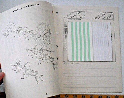 Vintage 1980s Tanaka Model JEA-37 (Serial # D113649) - Parts Catalog - 15 pg - Picture 2 of 2