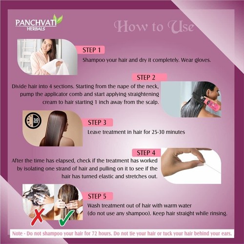 Keratin Permanent Straight System Hair Straightening Cream Silk Smooth 150 ml - Picture 2 of 8