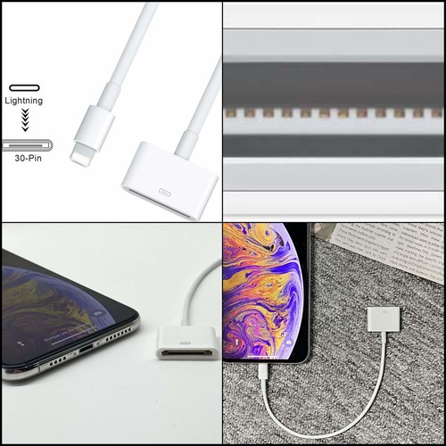 High Quality Adapter Apple Lightning 30-Pin Iphone Pin Genuine Ipad - Picture 10 of 12