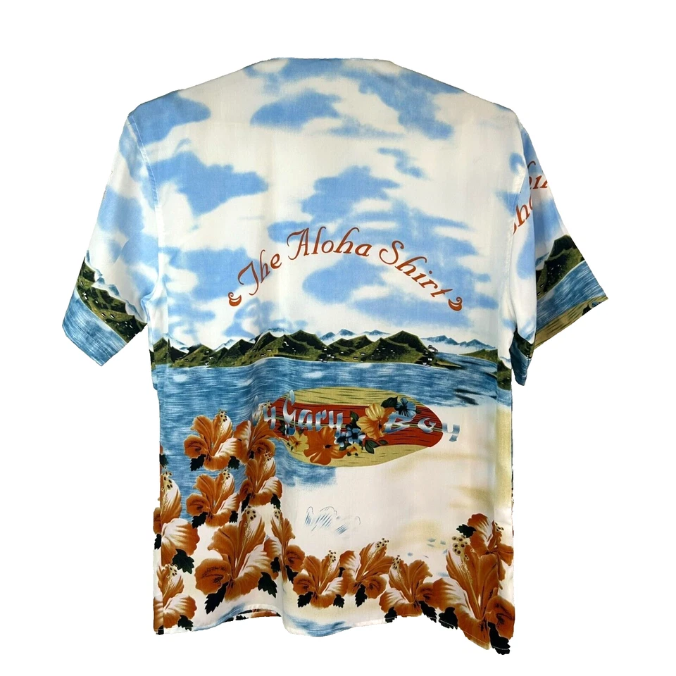 Мужская гавайская рубашка Big Brother The Aloha Gary Boy Acapulco классический автомобиль средний размер - Изображение 3 из 4