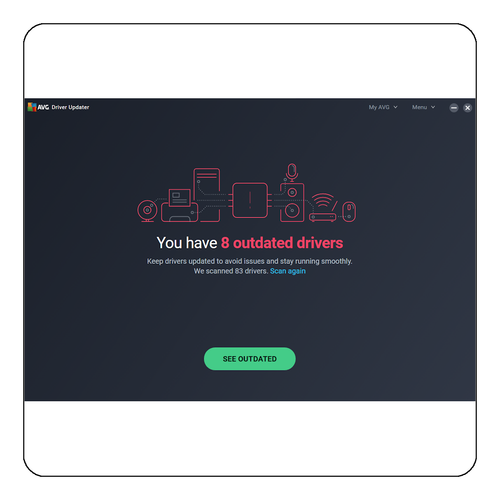 AVG Driver Updater 2025 - 3 PC - 1 Year [Download] - 第 2/5 張圖片