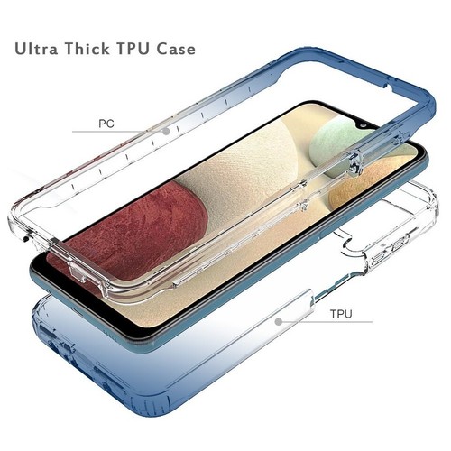 For Samsung Galaxy A53 5G Hybrid Clear Two Tone Shockproof Hard Frame Case Cover - Picture 6 of 25