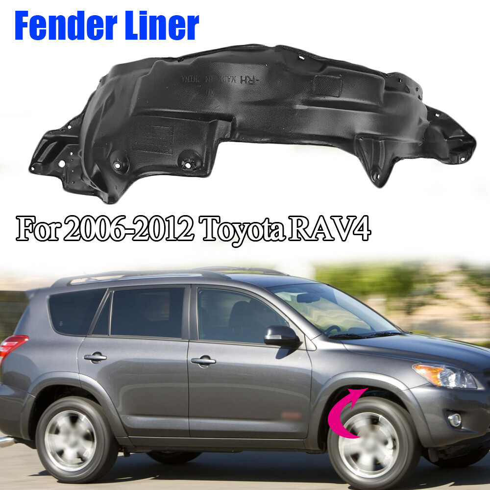 For 2006 2007-2012 Toyota RAV4 Front Passenger Right Side Fender Liner TO1249143