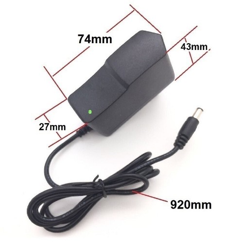 4.8V 1A 5.5x2.1mm AC/DC Power Supply Adapter Charger with 3DC Power Plug Tips - Picture 2 of 8