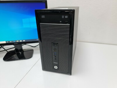 HP ProDesk 400 G1 PC i3-4130 3.40GHz New 256GB SSD 8GB Windows 10 Pro Computer