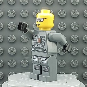 LEGO - sp094 - Space Police 3 Officer 1 - Minifigure - In Set 5969 - Ships Fast!