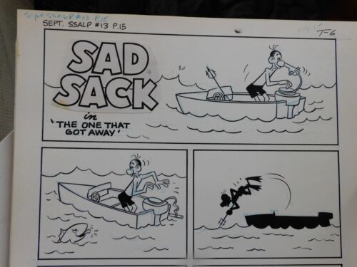 Sacco triste - ComicArt originale con guida ai colori - settembre SS. ALP#13 Pagina 15-TheOneThatGotAway - Foto 2 di 9