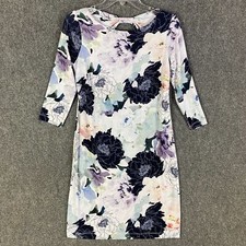 A Pea In The Pod Maternity Dress Women's Small Floral Polyester Blend Adults S