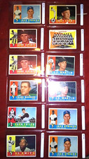 VINTAGE 1960 TOPPS MLB LOT OF 12:  J. C. MARTIN RC UER PHOTO GARY PETERS & MORE
