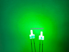 2mm Flat Top Diffused Red Yellow Blue Green White Orange Warm Led Leds Diode New