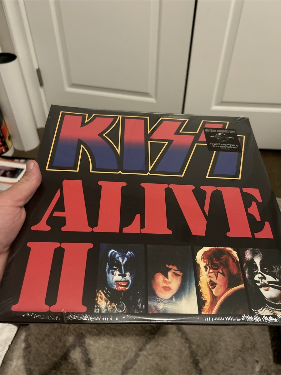 KISS ALIVE II 2014 reissue 2LP 180Gr Vinyl Tattoos Aucoin Booklet